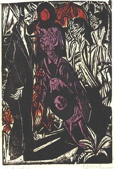 Ernst Ludwig Kirchner The selling of the shadow